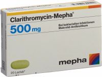 Image du produit Clarithromycin Mepha Lactab 500mg 20 Stück