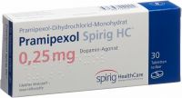 Image du produit Pramipexol Spirig HC Tabletten 0.25mg (neu) 30 Stück