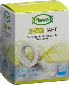 Immagine del prodotto Flawa Nova Haft Bendaggio in Garza Coesiva 1.5cmx4m 3 Stück