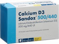 Image du produit Calcium D3 Sandoz Pulver 500/440 Beutel 30 Stück