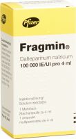 Image du produit Fragmin Injektionslösung 100000 E/4ml Durchstechflasche 4ml