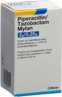Produktbild von Piperacillin Tazob. Mylan 2 G/0.25 G Durchstechflasche