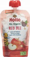 Image du produit Holle Red Bee Pouchy Pomme Fraise 100g