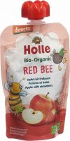Produktbild von Holle Red Bee Pouchy Apfel Erdbeere 100g