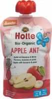 Produktbild von Holle Apple Ant Pouchy Apfel Banane Birne 100g