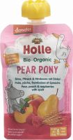 Image du produit Holle Pear Pony Pouchy Poire Pêche Framboise Blé d'épeautre 100g