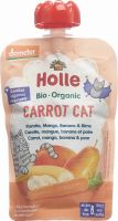 Product picture of Holle Carrot Cat Pouchy Carrot Mango Banana Pear 100g