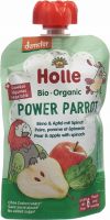 Produktbild von Holle Power Parrot Pouchy Birne Apfel Spinat 100g