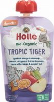 Image du produit Holle Tropic Tiger Pouchy Pomme, Mangue et Fruit de la Passion 100g