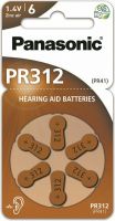 Produktbild von Panasonic Hörgerät Batterien 312 6 Stück