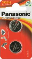 Produktbild von Panasonic Batterien Knopfzelle Cr2016 2 Stück