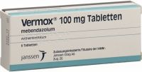 Image du produit Vermox 100mg 6 Tabletten