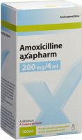 Produktbild von Amoxicillin Axapharm Pulver 200mg/4ml Suspension 100ml