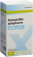 Immagine del prodotto Amoxicillin Axapharm Pulver 200mg/4ml Suspension 100ml