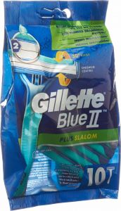 Product picture of Gillette Blue II Plus Slalom disposable razor 10 pieces