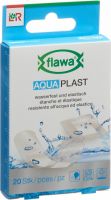 Product picture of Flawa Aqua Plast Pflasterstrips Wasserfest 2 Grössen 20 Stück