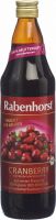 Produktbild von Rabenhorst Cranberry Muttersaft Bio Flasche 750ml
