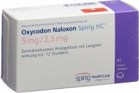 Produktbild von Oxycodon Naloxon Spirig HC Retard Tabletten 5/2.5mg 60 Stück