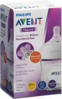 Produktbild von Avent Philips Natural Flasche 125ml mit Hangtab