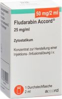 Produktbild von Fludarabin Accord Infusionskonzentrat 50mg/2ml Durchstechflasche