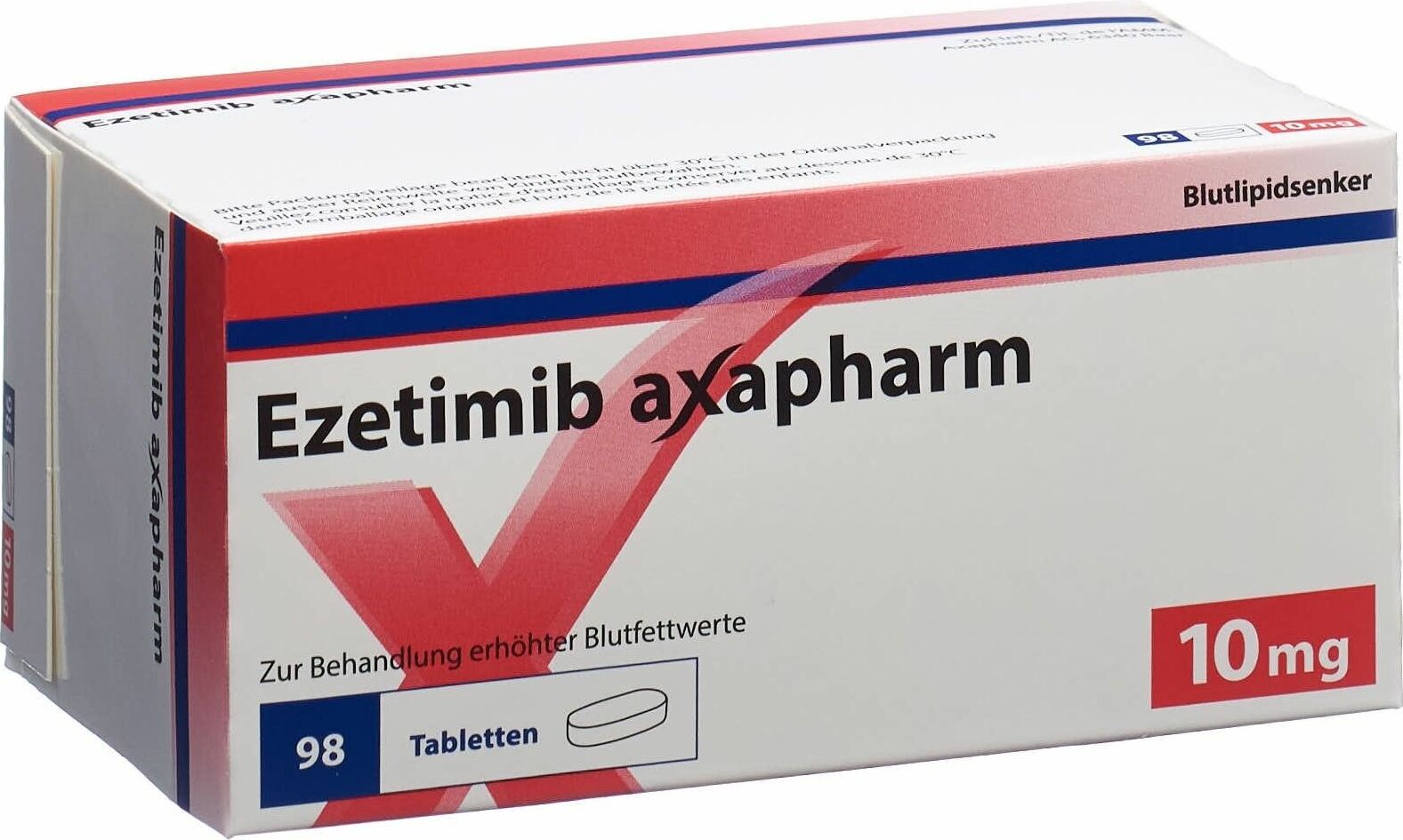 Ezetimib Axapharm Tabletten 10mg 98 Stück in der Adler Apotheke