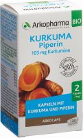 Produktbild von Arkocaps Kurkuma Kapseln Bio Dose 130 Stück