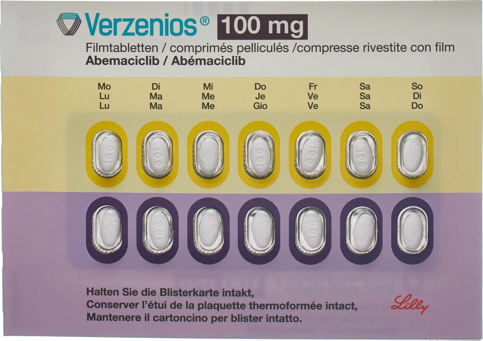 Verzenios Filmtabletten 100mg 56 Stück in der Adler Apotheke
