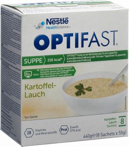 Immagine del prodotto Optifast Zuppa di patatine 8 sacchetti 55g