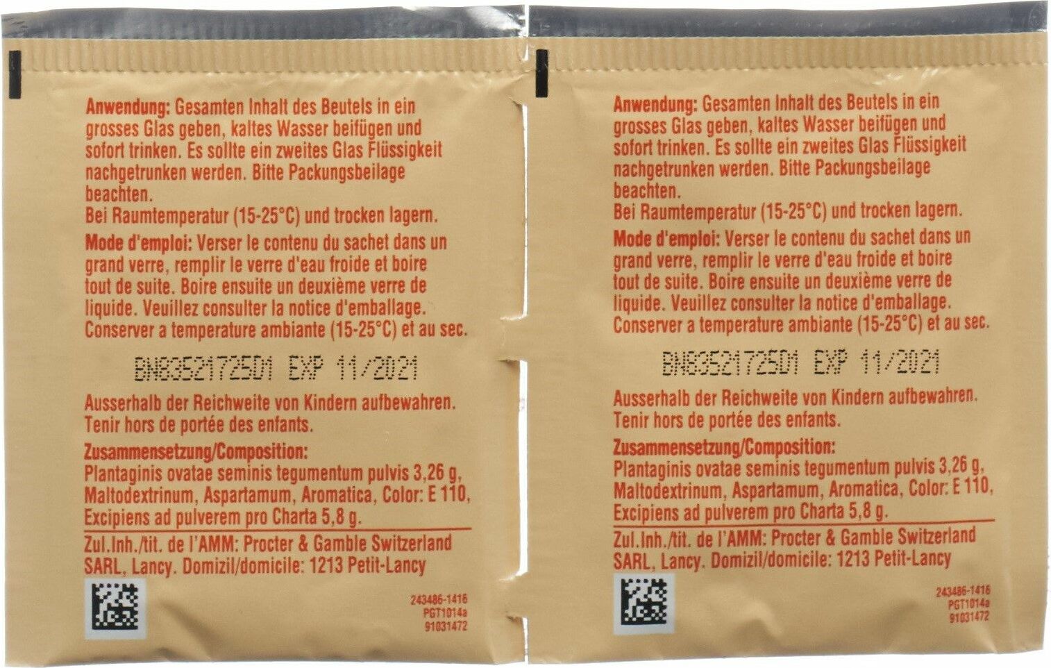 Metamucil N Mite Pulver Orange 30 Beutel in der Adler Apotheke