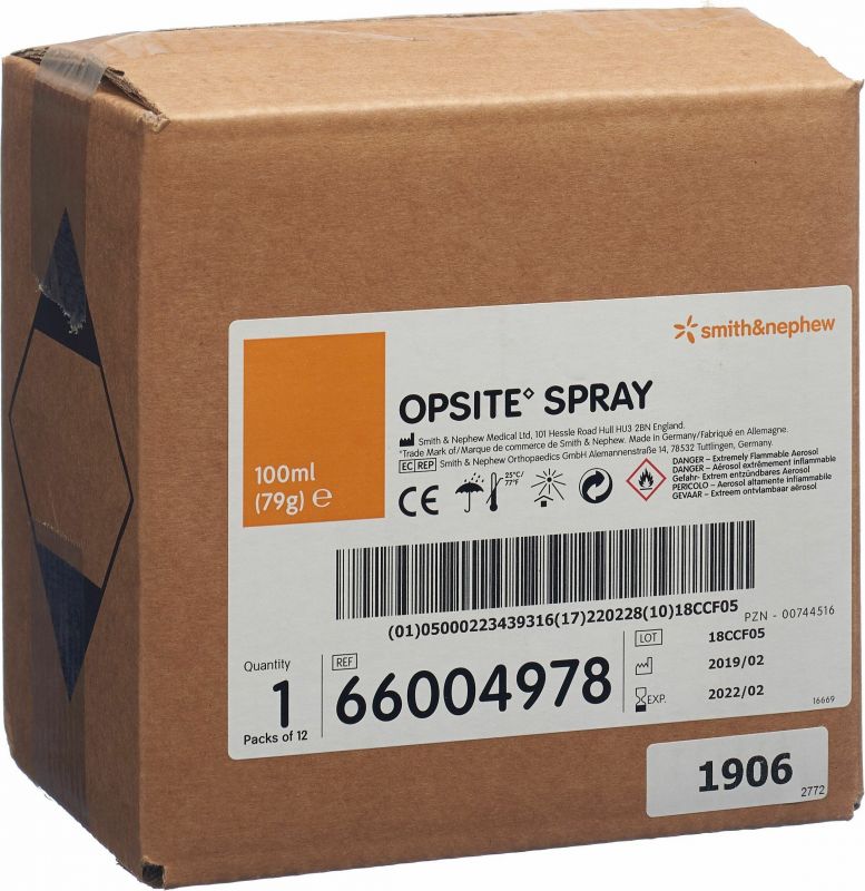 Opsite Spray Spr hverband 12x 100ml In Der Adler Apotheke