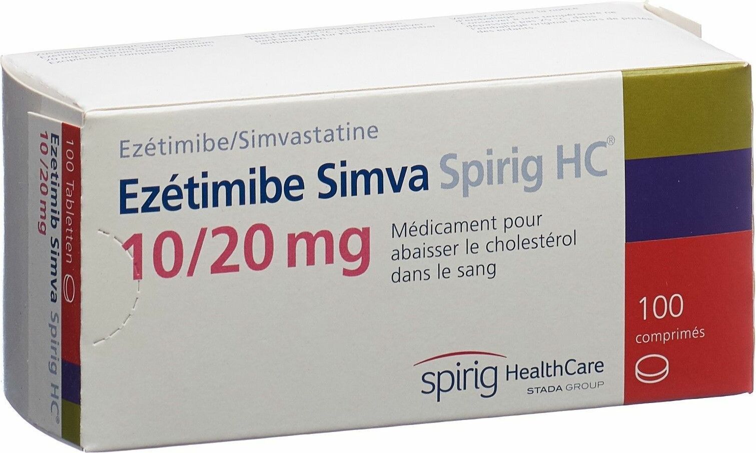 Ezetimib Simva Spirig HC Tabletten 10/20mg 100 Stück in der Adler Apotheke