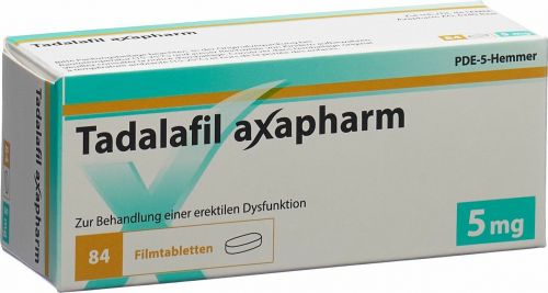 Tadalafil Axapharm Filmtabletten 5mg 84 Stück in der Adler Apotheke