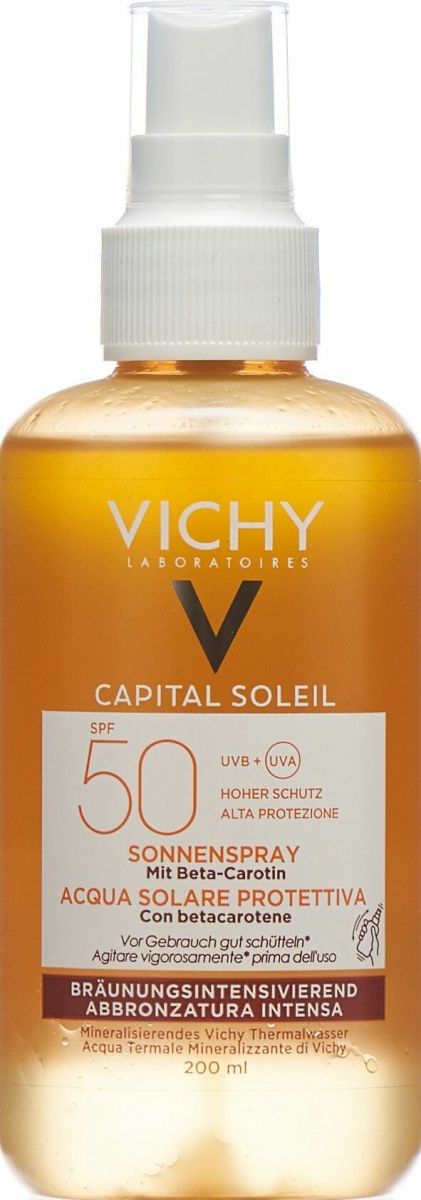vichy water spray spf 50
