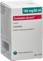 Produktbild von Oxaliplatin Accord Infusionskonzentrat 100mg/20ml Durchstechflasche