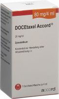Produktbild von Docetaxel Accord Infusionskonzentrat 80mg/4ml Durchstechflasche