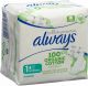Produktbild von Always Ultra Binde Bio-Baumwolle Protection Normal mit Flügel 12 Stück