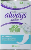 Produktbild von Always Slipeinlage Cotton Protection Normal 38 Stück