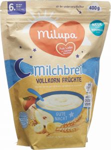 Produktbild von Milupa Gute Nacht Vollkorn Früchte Milchbrei ab dem 6. Monat 400g