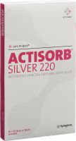 Image du produit Let’s Protect Actisorb Silver 220 Kohleverband 19x10.5cm 10 Stück