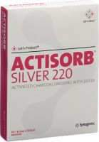 Image du produit Let’s Protect Actisorb Silver 220 Kohleverband 9.5x6.5cm 10 Stück