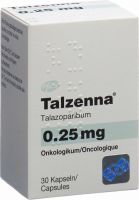 Product picture of Talzenna Kapseln 0.25mg Flasche 30 Stück