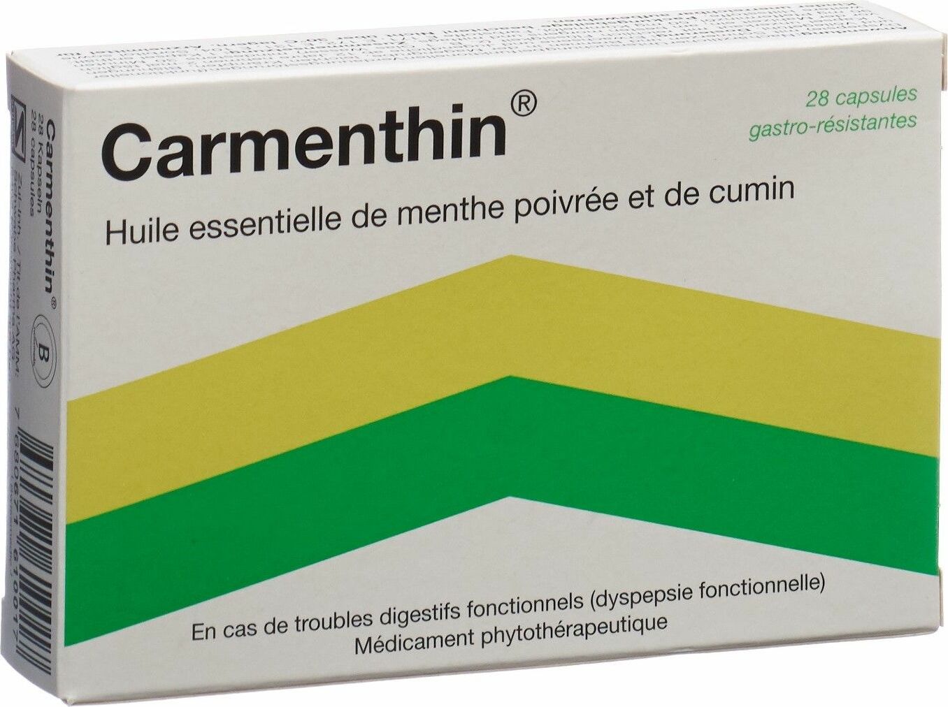 Carmenthin Kapseln Magensaftresistente 28 Stück in der Adler Apotheke