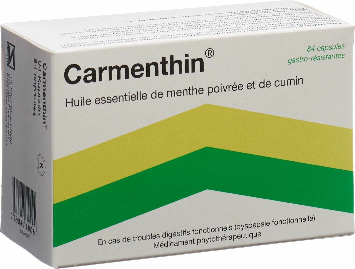 Carmenthin Kapseln Magensaftresistente 84 Stück in der Adler Apotheke