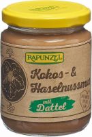 Image du produit Rapunzel Kokos-Haselnussmus mit Dattel Glas 250g