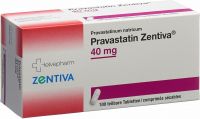 Produktbild von Pravastatin Zentiva Tabletten 40mg 100 Stück