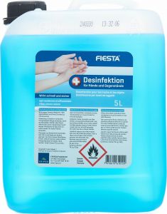 Produktbild von Fiesta Desinfektion Hände+gegenstaende (neu) 5L