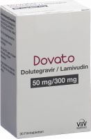 Product picture of Dovato Filmtabletten 50/300mg Flasche 30 Stück