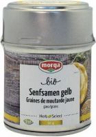 Produktbild von Morga Gewürz Senf Gelb Ganz Bio 75g