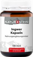 Produktbild von Naturstein Ingwer Kapseln Glasflasche 100 Stück