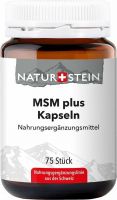 Image du produit Naturstein Msm Plus Kapseln Glasflasche 75 Stück